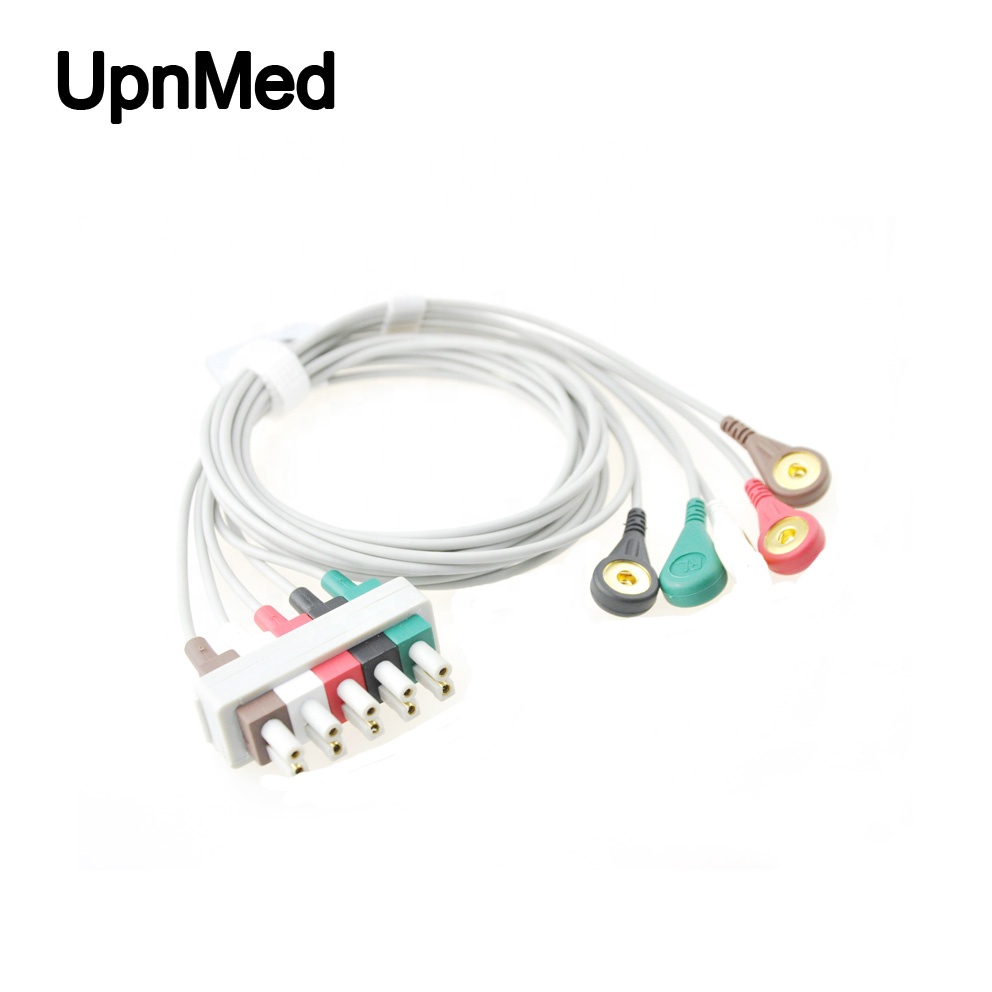 M1623A Patient Monitor ECG 5 leadwires cable ,AA Style,Grabber/Clip