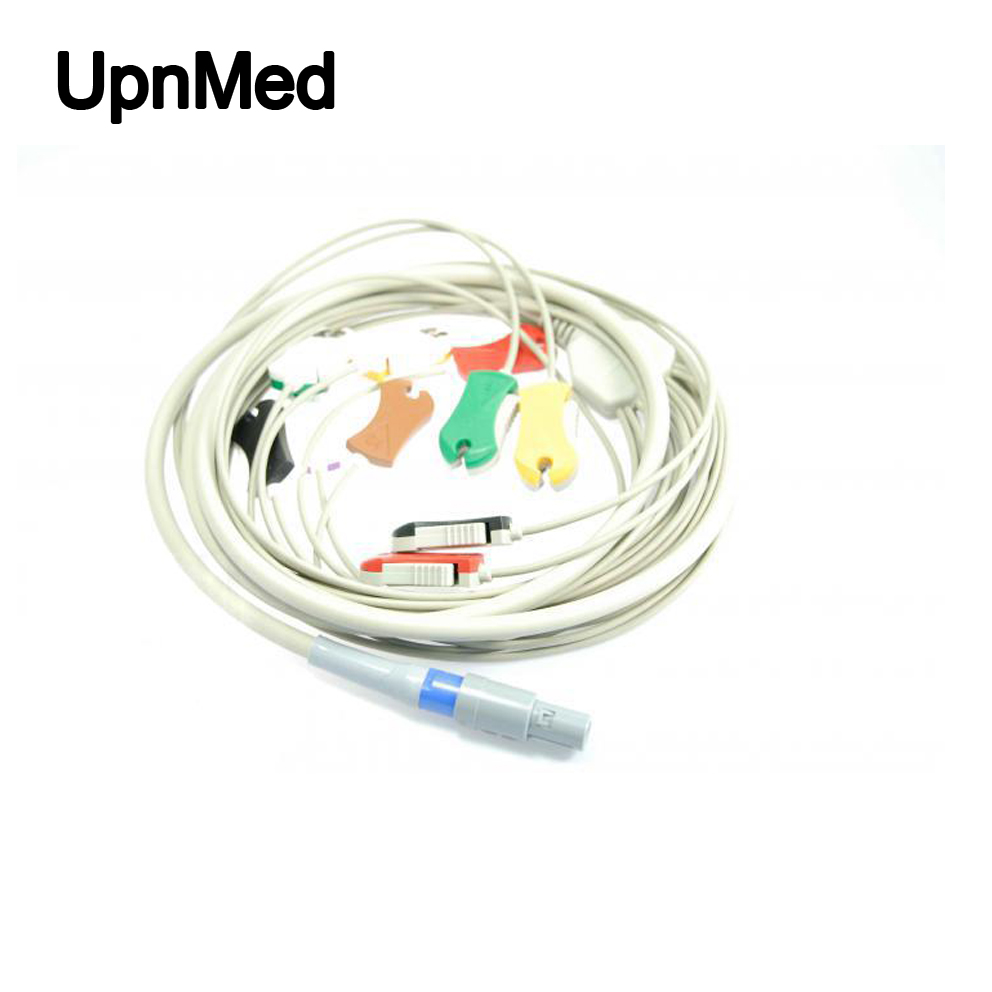 WELCH ALLYN SE-PC-AHA-CLIP ECG CABLE WITH LEADWIRES
