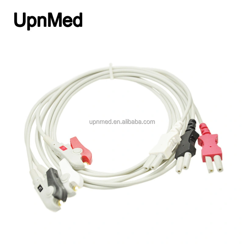 Spacelabs 3-lead ECG cable leadwires 700-0006-01