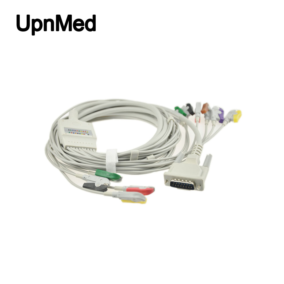 Schiller MS-2010/MS-2015/ P80 10 lead EKG Cable with leadwires