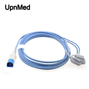 medical accessories hp Viridia 25C Neonate silicone soft tip spo2 sensor  8pins