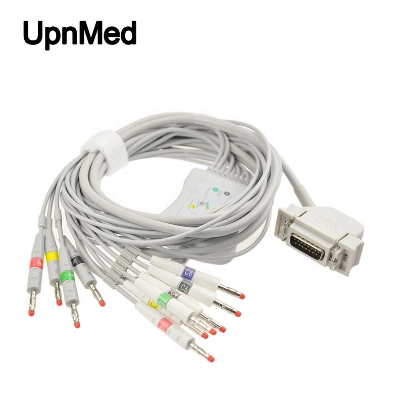 Siemens/Hellige Cardiostat 1/3T/703 10 lead ECG cable with leadwires for cardina,Cardirex Patient cable