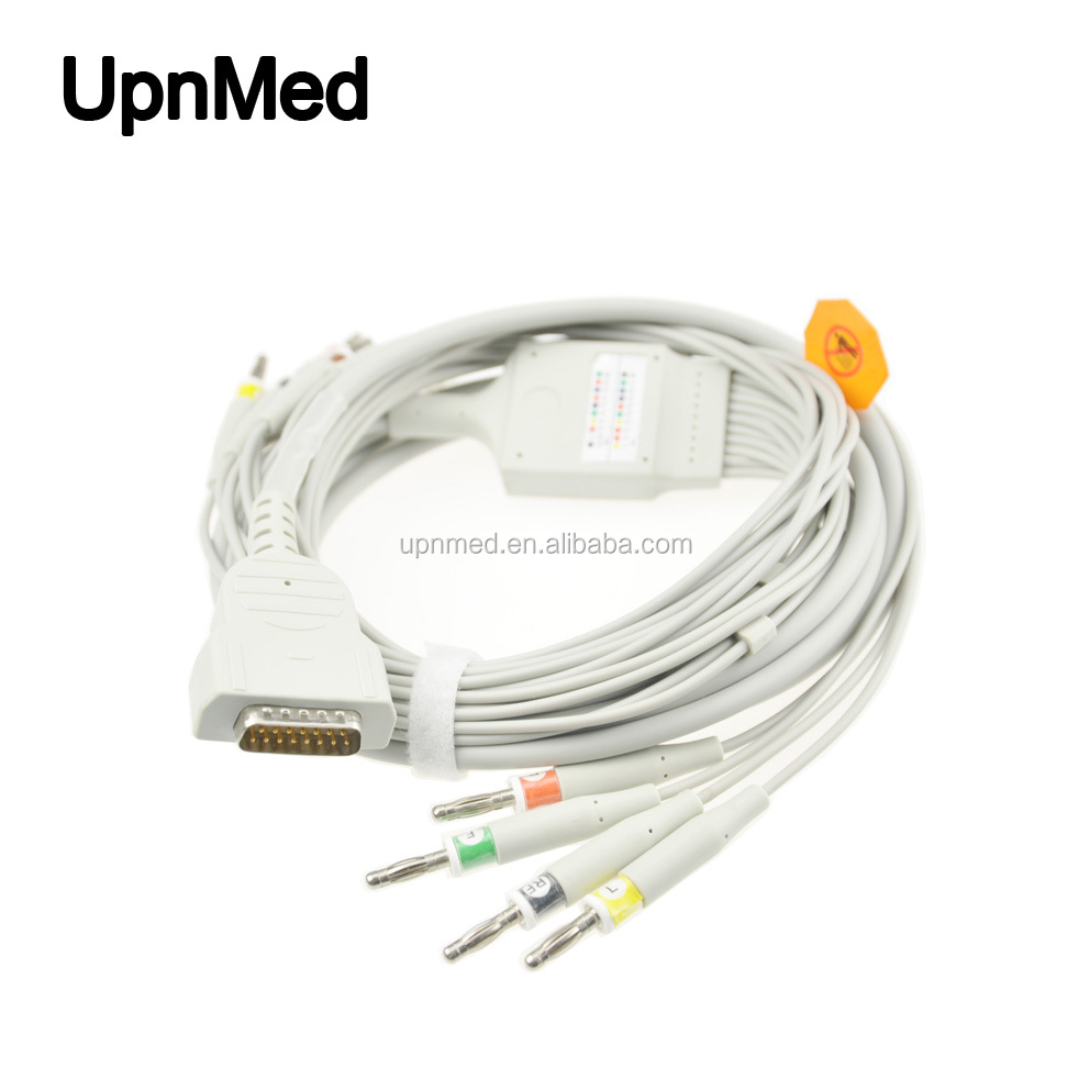 GE MAC 500 Marquette one-piece 10 lead EKG cable