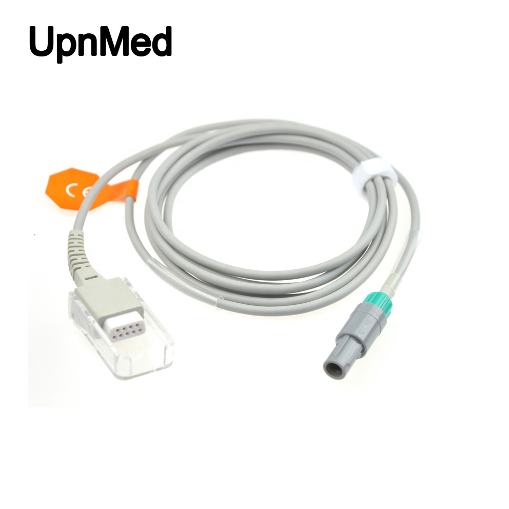 Compatible DST SPO2 adpater cable 5pin-DB9F,2.4M