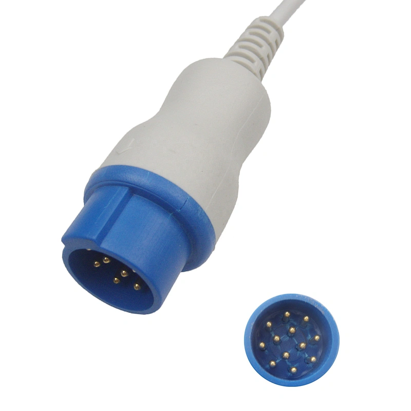 Kontron 7138/Minimon 7137 reusable Spo2 Sensor adult finger clip,12 pin