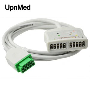GE Marquette 10 lead EKG trunk cable