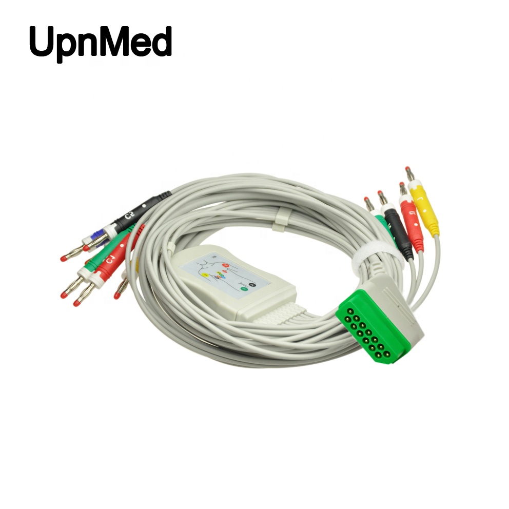 Nihon Kohden BJ-900P 10 lead EKG cable,banana 4.0mm
