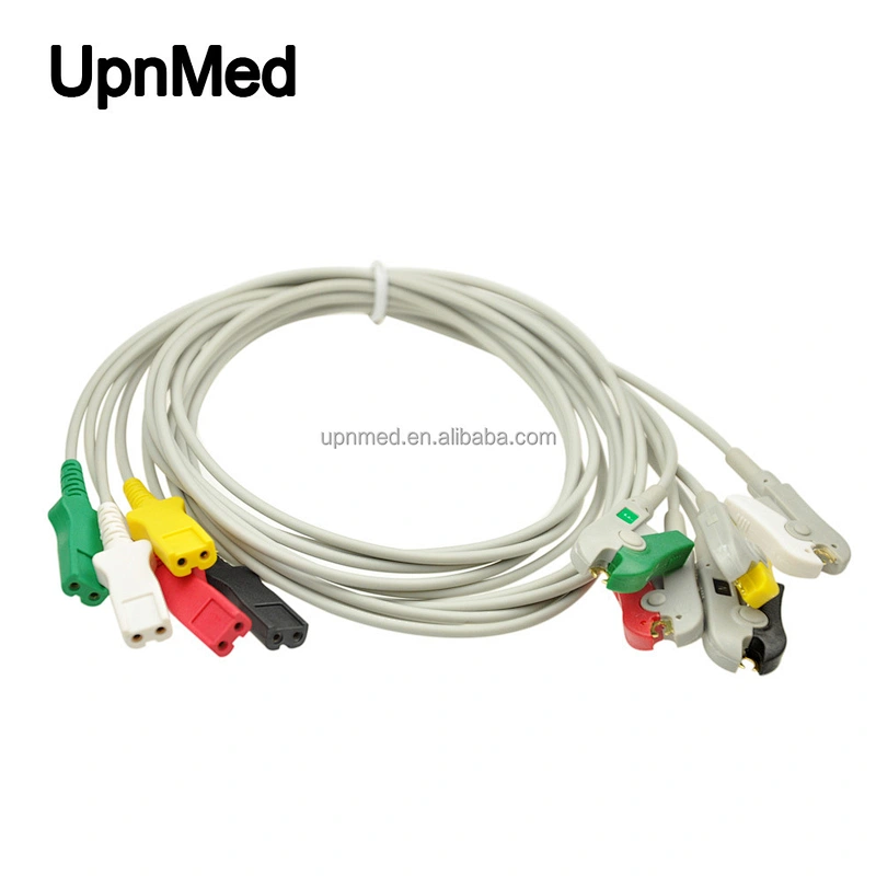 Bionet ecg leadwire set,snap 5-lead wires,LL-plug,IEC