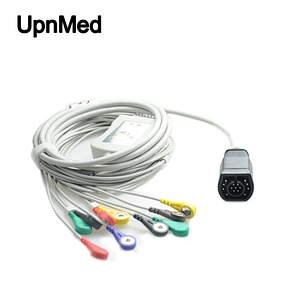 Zoll One Piece Series 10 lead EKG Cable With Lesdwires