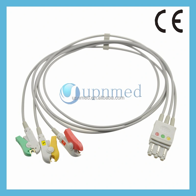 HP 12 pins 3-Lead wires cable for Compatible 78352C/78354C ecg cable