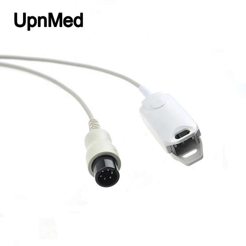 Bionet BM3/BM3 Plus  pulse oximeter reusable Spo2 Sensor adult finger clip ,6 pin