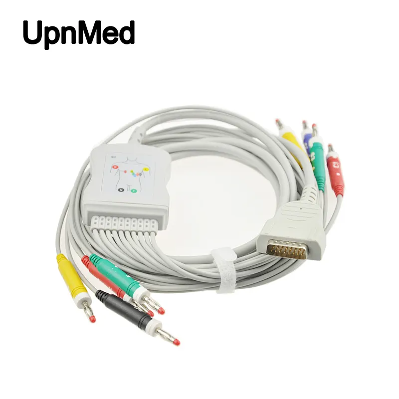 Marquette MAC 500 10 lead EKG cable with leadwires