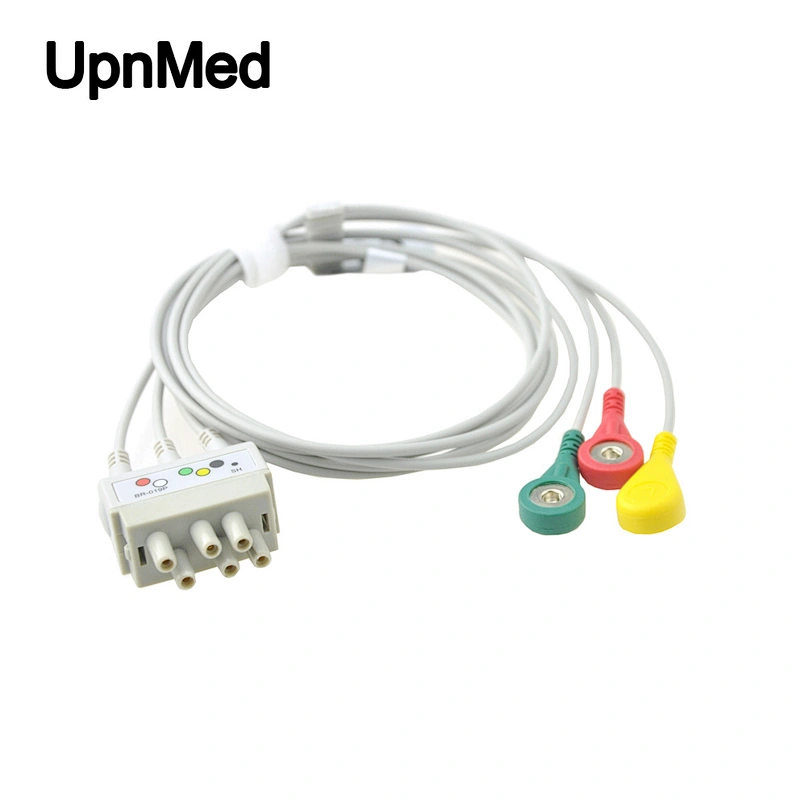 BR-019P Nihon Kohden 3 lead ECG wires