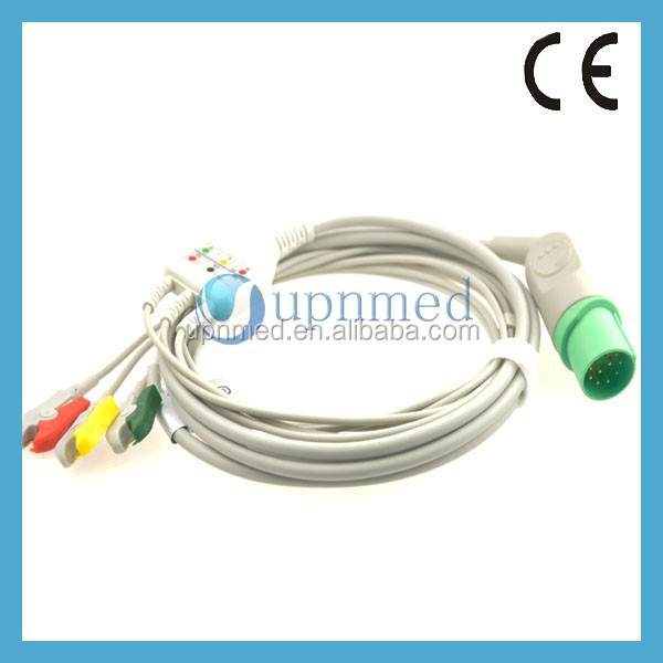Nihon Kohden defibrillator OMP-7201C/7203C ECG Cable,11pins
