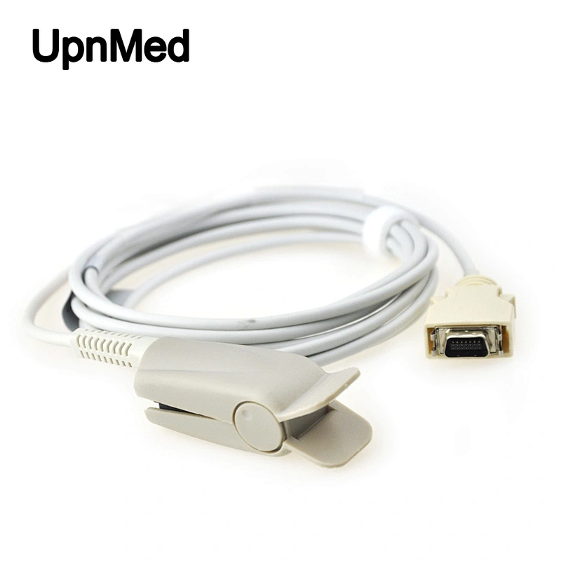 Dolphin 2100 pulse oximeter adult silicone soft tip Spo2 sensor,14pins