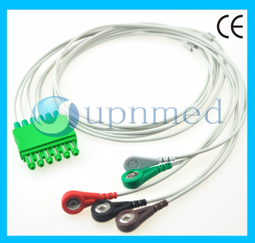 Draeger MS16231 MS16546 MS16547 ECG Leadwires, 6leads