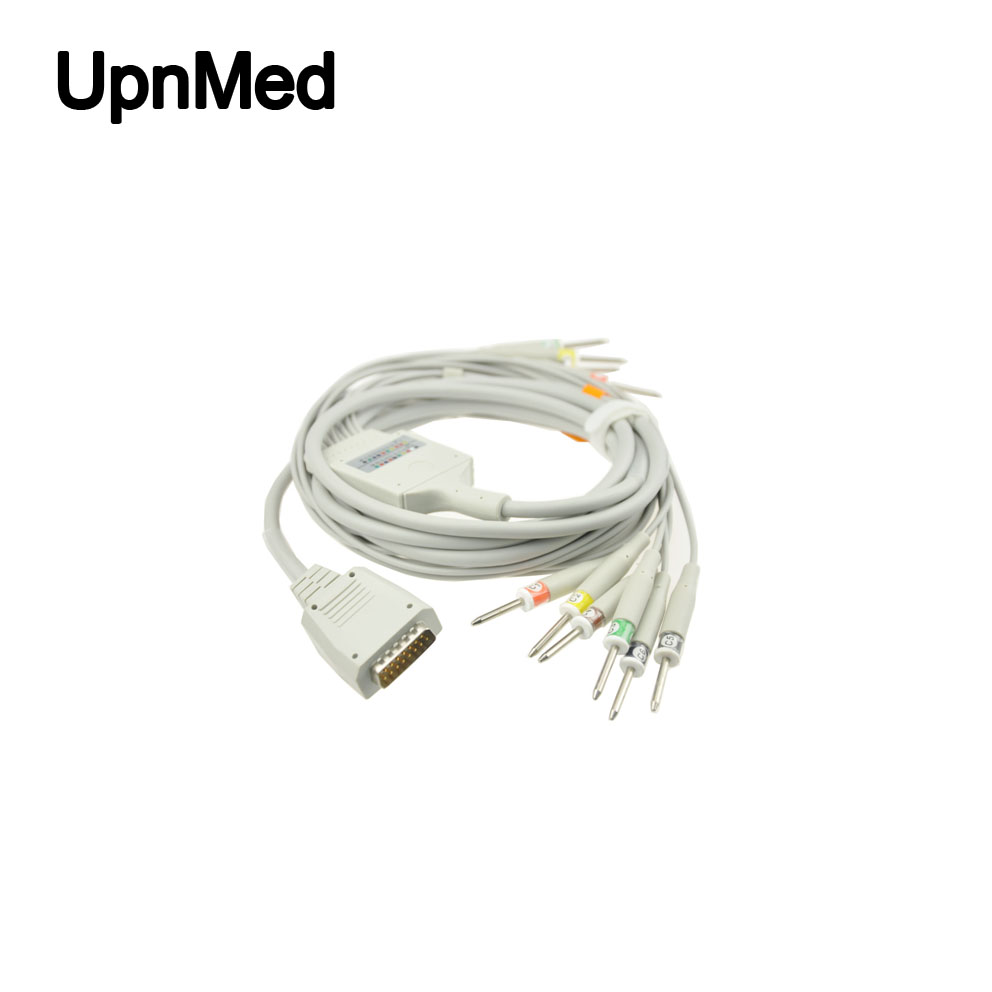 ShangHai Kohden ECG-6511 10 lead EKG cable with leadwires