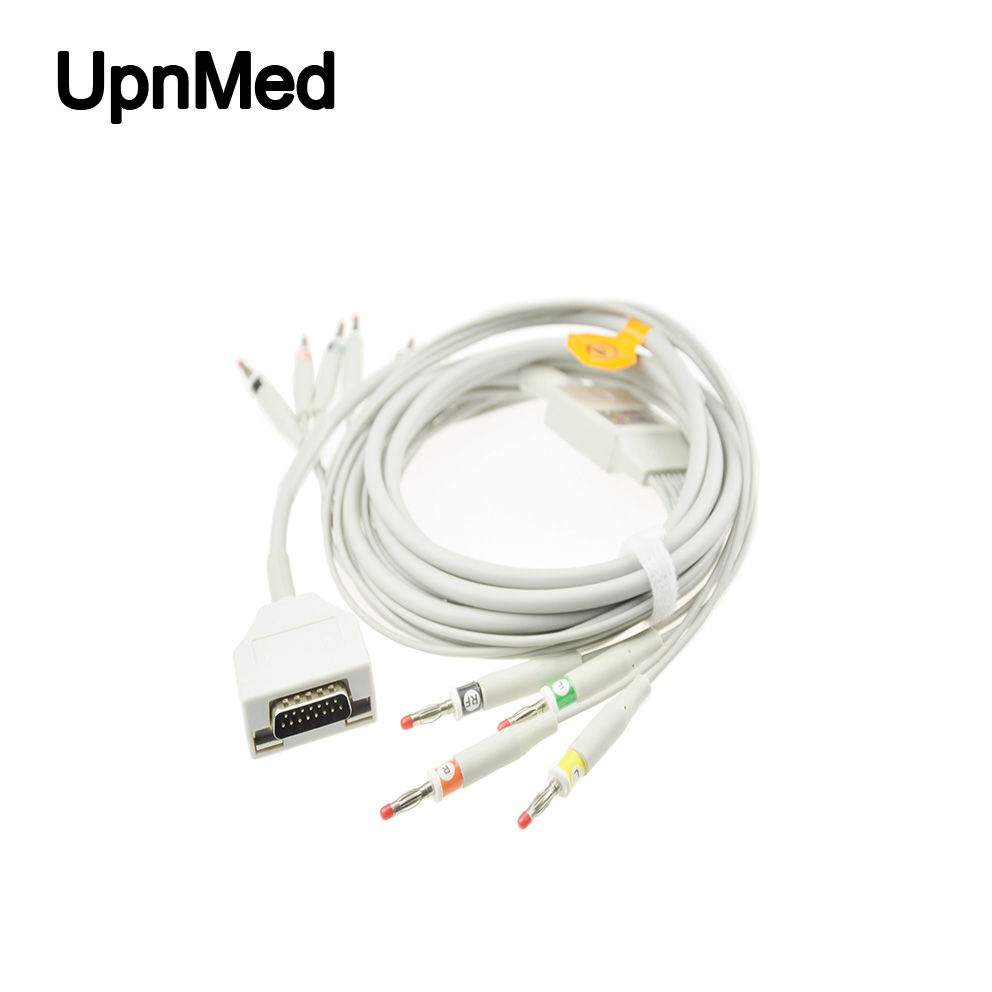 Fukuda ME KP-500 ten lead EKG cable with leadwires,15pins
