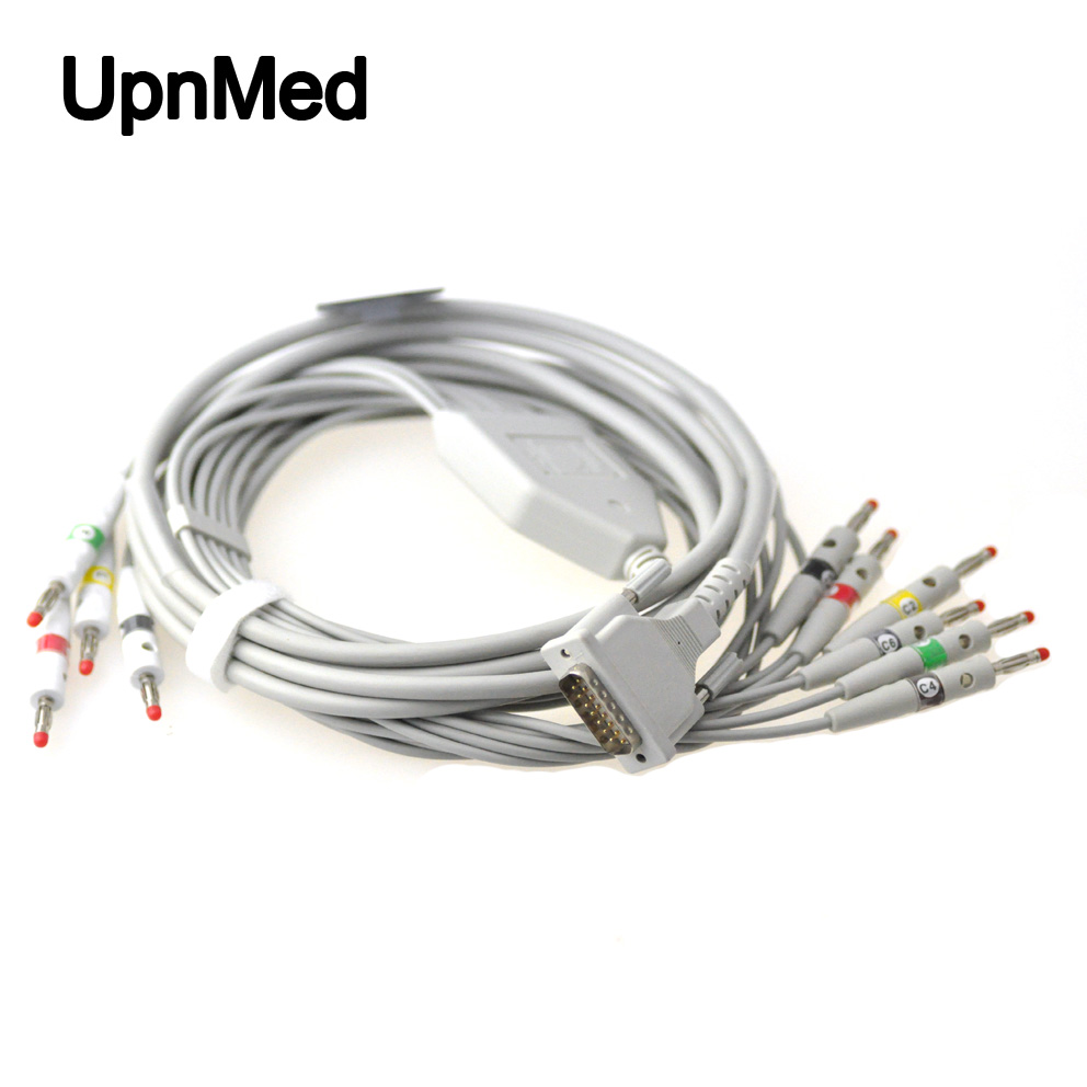 Welch Allyn CP50 ten lead EKG Cable , Banana 4.0 terminal