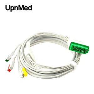 Nihon Kohden one piece 3 lead ecg cable