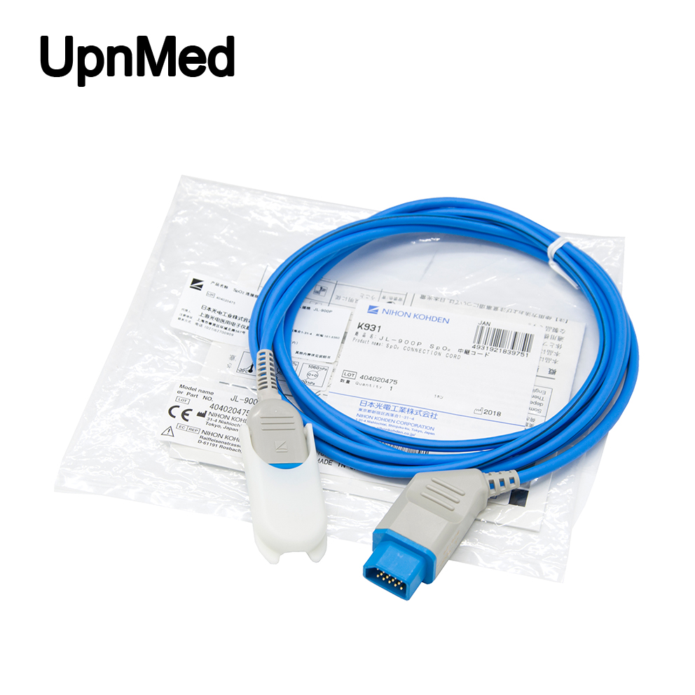 medical accessories Original Nihon Kohden JL-900P  SpO2 Adapter Cable