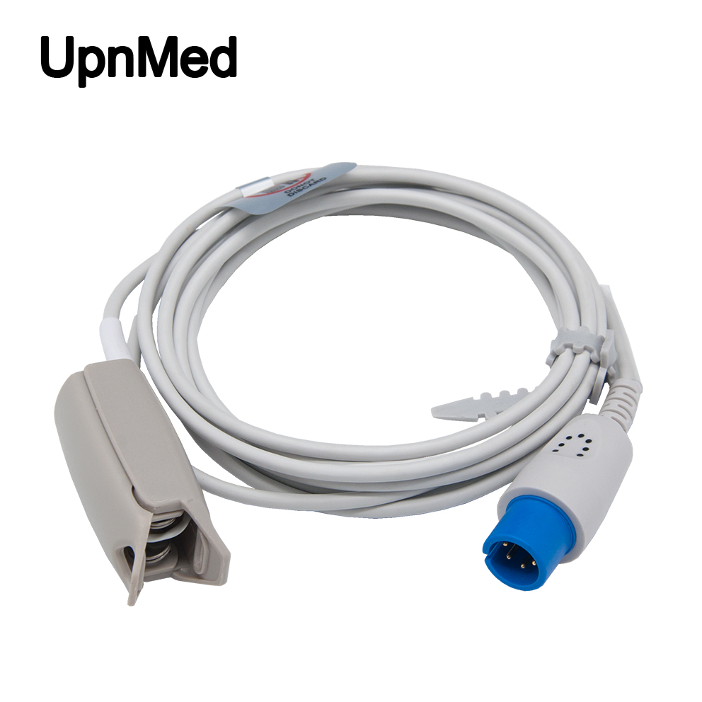 medical accessories Compatible Bionet BM5 adult finger clip spo2 sensor 7pin