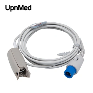 medical accessories Compatible Bionet BM5 adult finger clip spo2 sensor 7pin