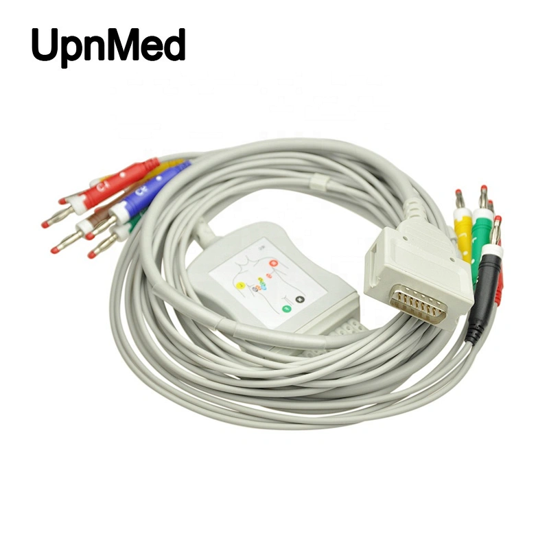 Burdick EK-10 EKG cable with leadwires