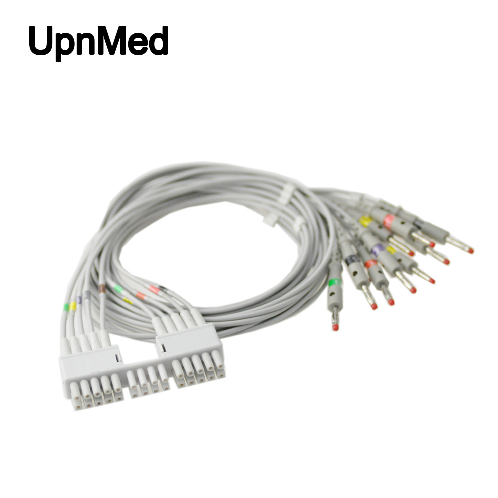 Mortara Eli230 10 lead EKG cable with leadwires
