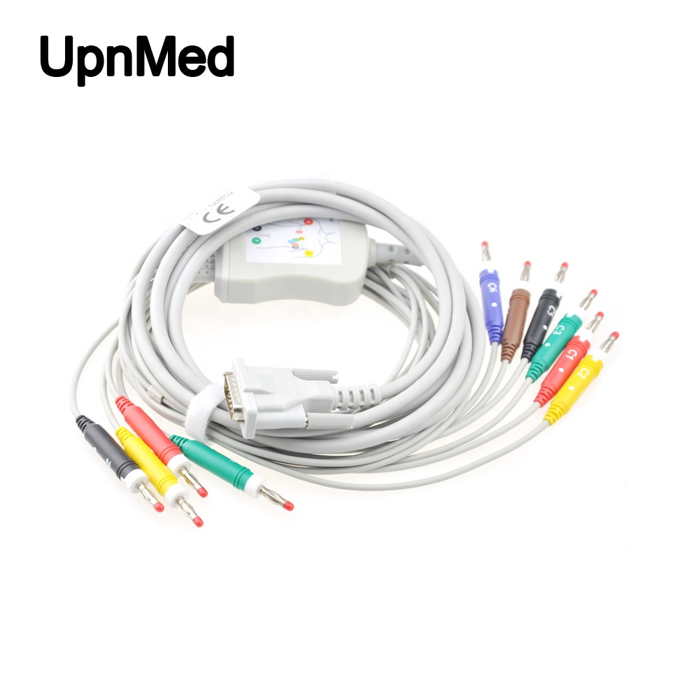 schiller ecg machine 10 lead ekg cable