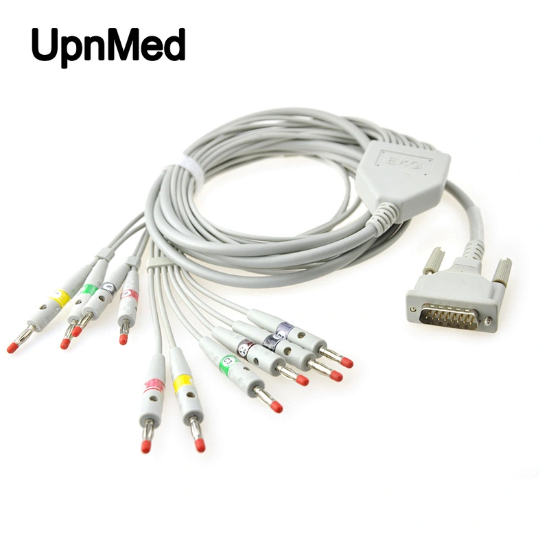 Welch Allyn CP50 ten lead EKG Cable , Banana 4.0 terminal