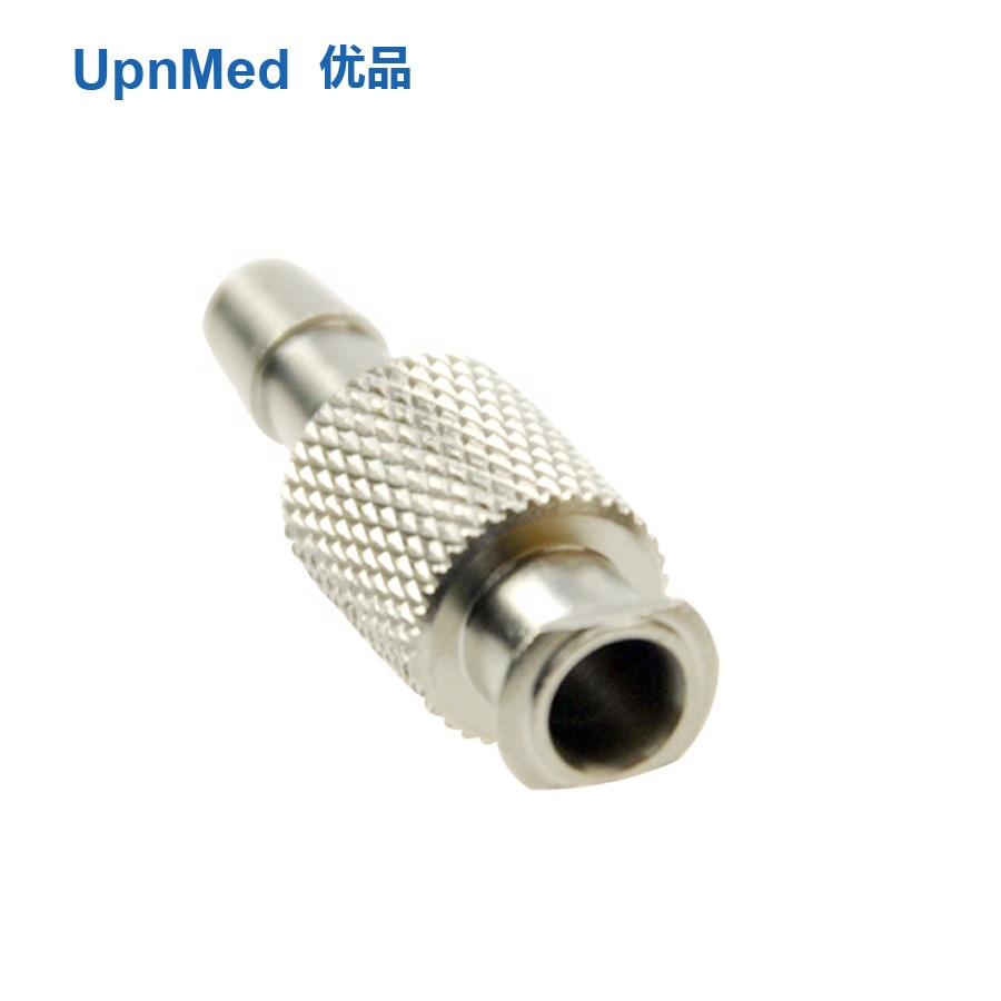 Mental NIBP tube connector
