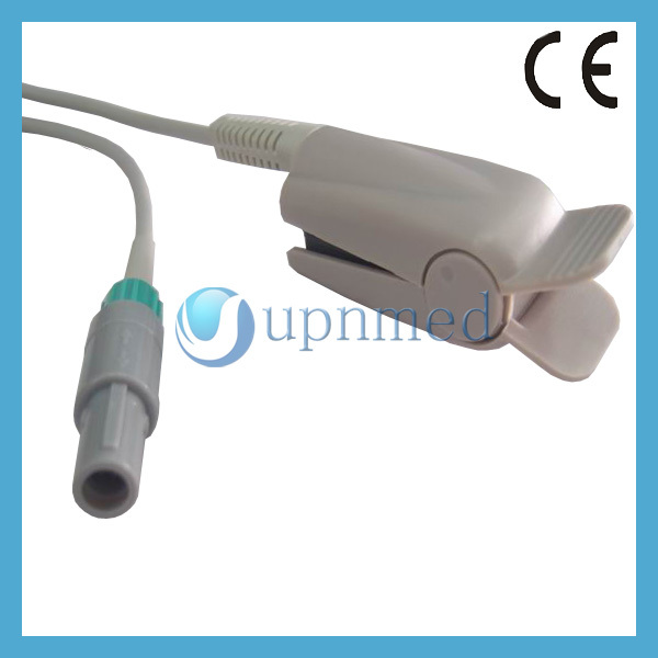 Newtech PM90 adult finger clip spo2 sensor , 5pins 80 degree