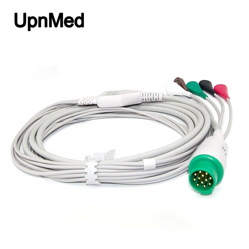 tronicMed lifepak11 3 lead ecg cables with leadwires,snap