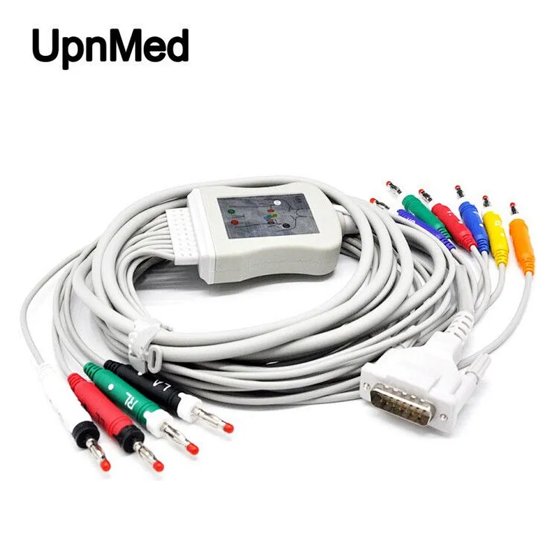 Welch Allyn CP50 ten lead EKG Cable , Banana 4.0 terminal