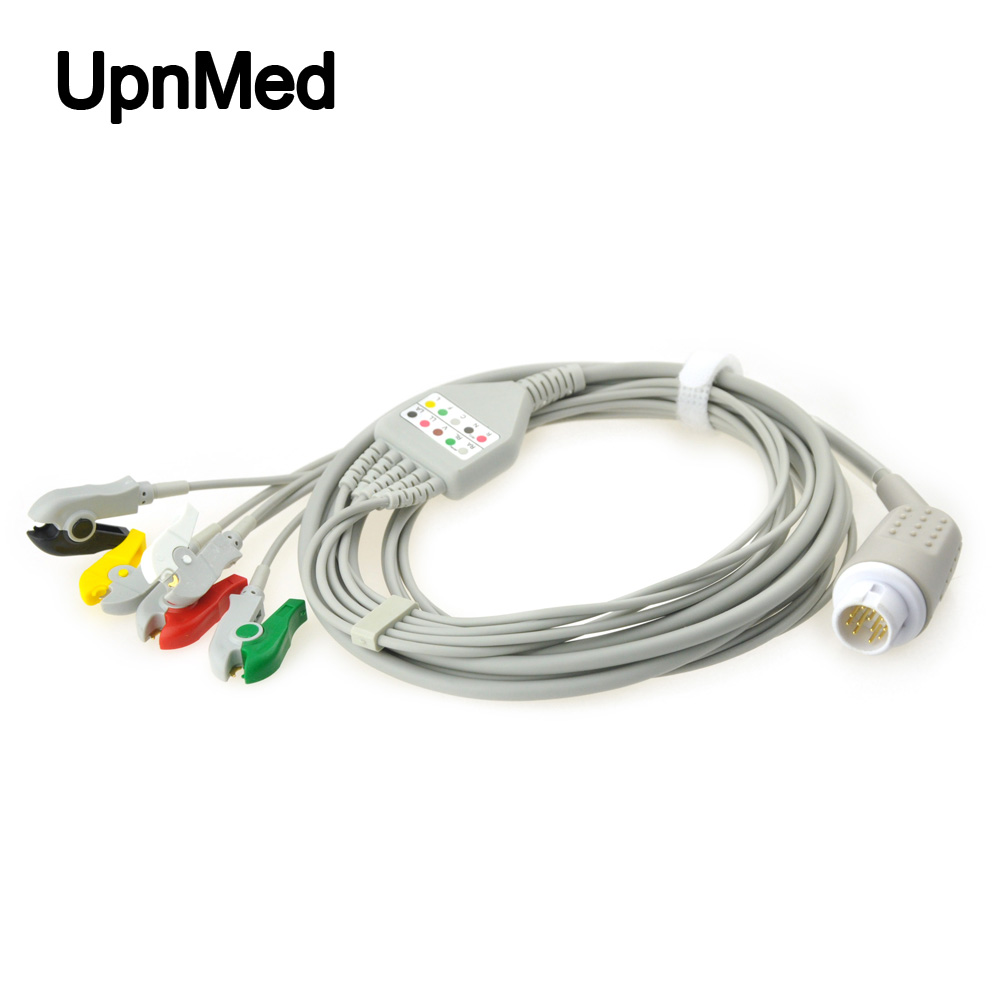 Codemaster M1972A ecg cable with 3lead , 12pins