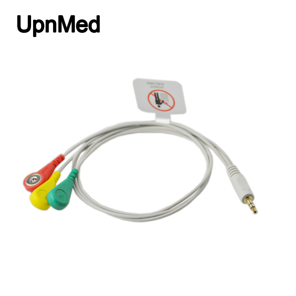 OEM Holter 3-lead ECG Cable with leadwires