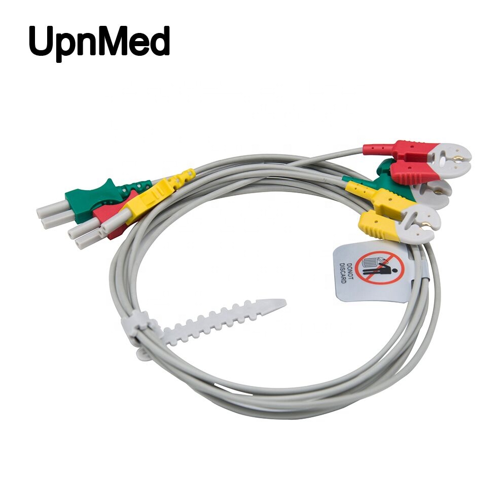Spacelabs 3-lead ECG with New grabber connector