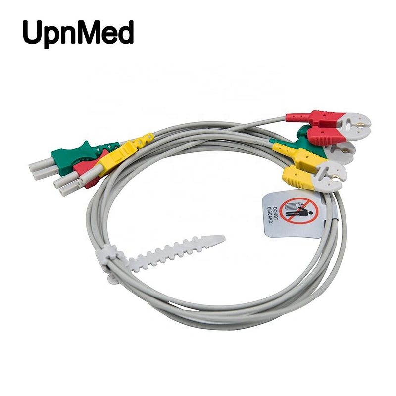 Spacelabs 3-lead ECG with New grabber connector