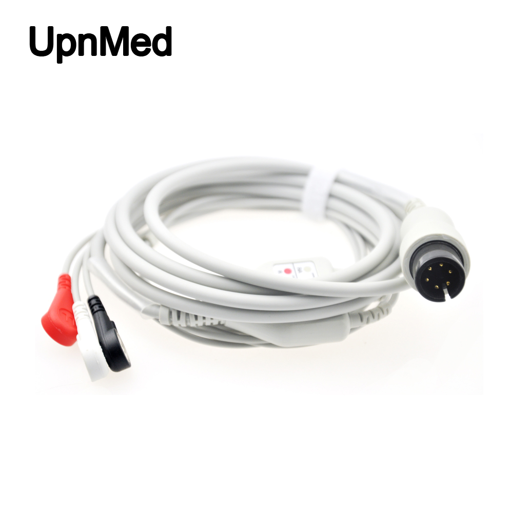 medical accessories BC-763V  K353A Nihon Kohden 3 Lead ECG IEC Snap