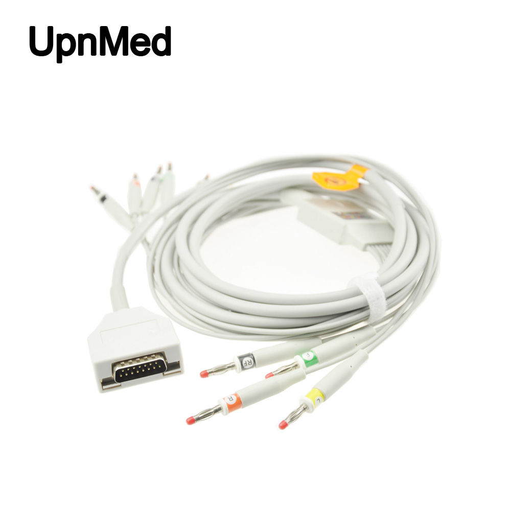 Fukuda ME C120 ten lead EKG cable with leadwires, 15pin
