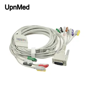 Mortara ELI10 EKG cable, 15pins