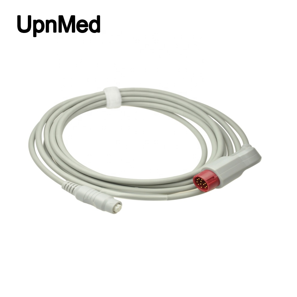 Mindrays 12P to HPs 4pin transducer IBP Cable