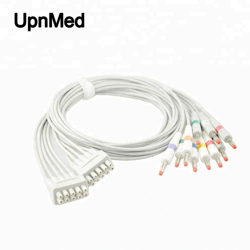 GE Marquette ekg cable 10 leadwires,MAC 500/MAC 1200