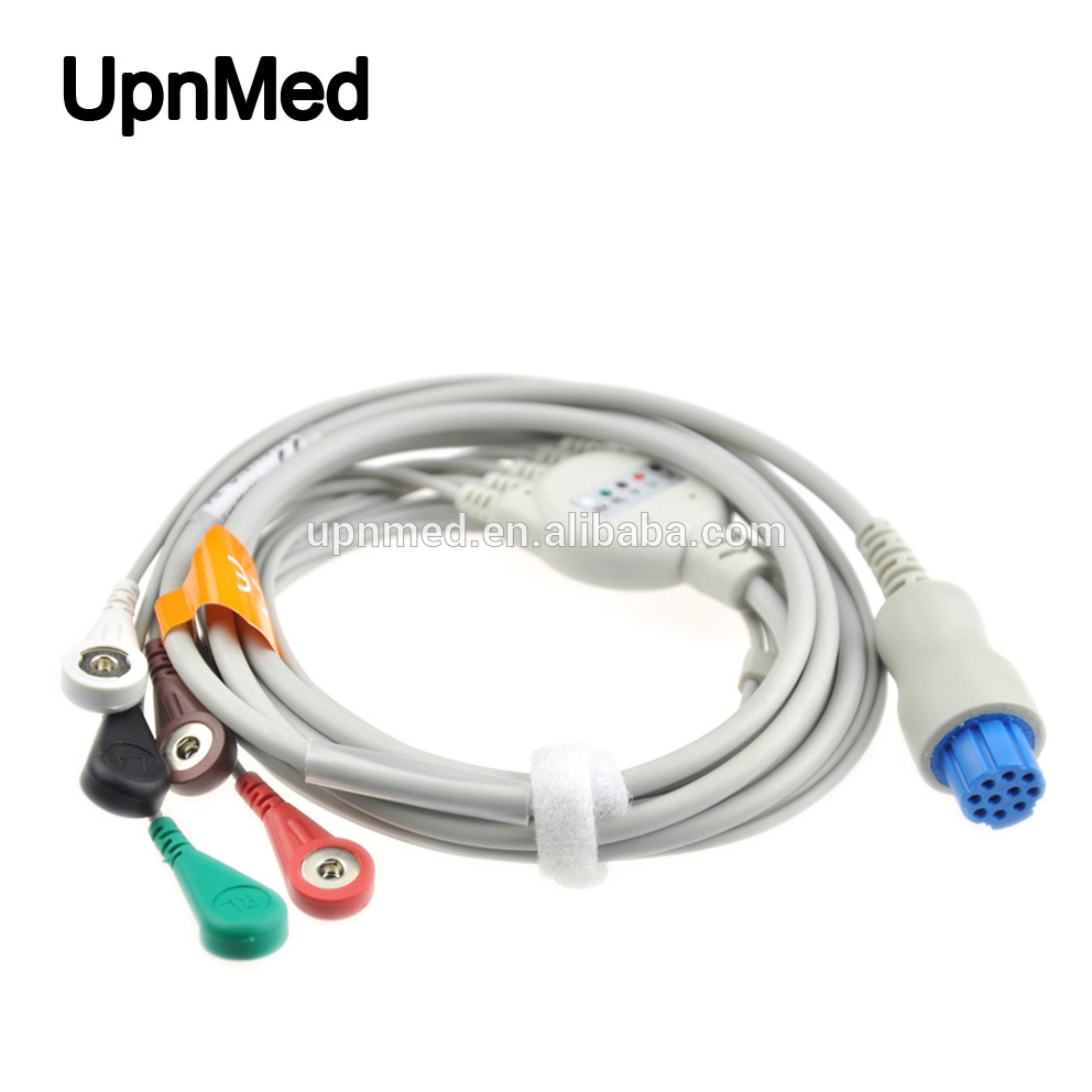Artema/S&W Cardio-Aid 5lead ecg cable, 10pins