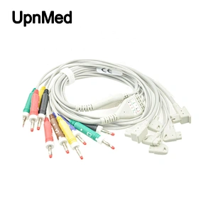 TRIM EKG lead set with snap