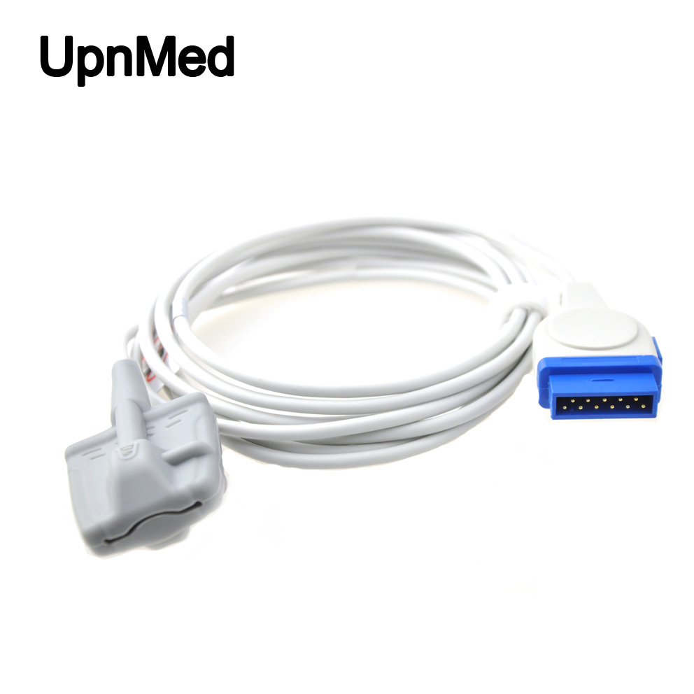 GE Responder 3000 adult finger clip spo2 sensor, 11pins, 2.8m