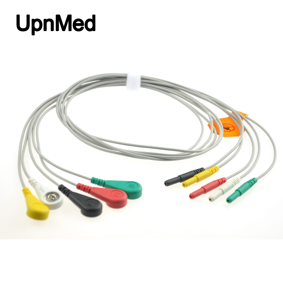 Holter 5lead wires set clip