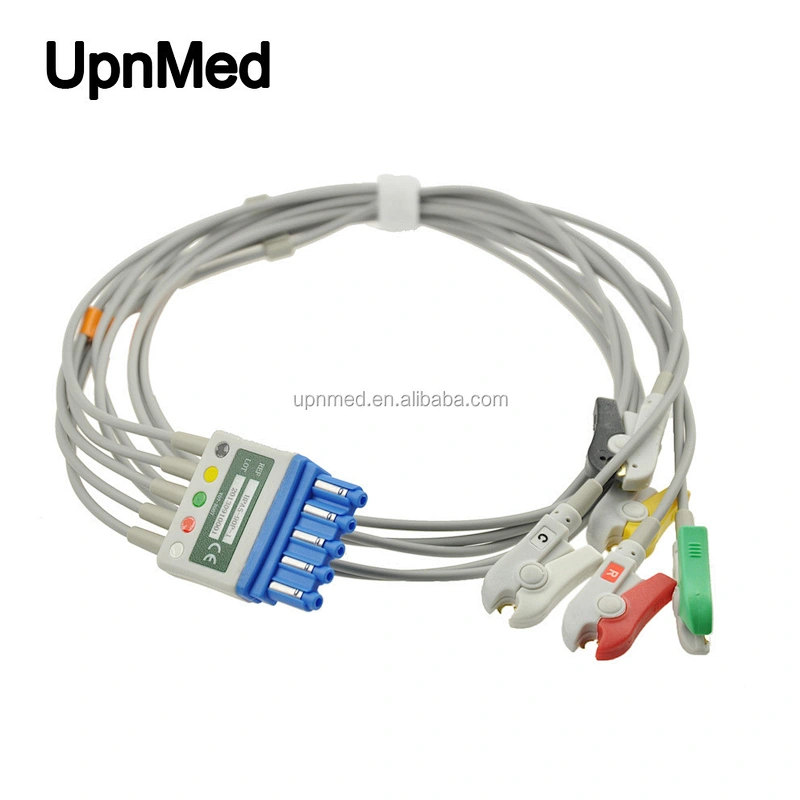 M1673A/M1672A/M1968A 3/5 Lead ECG Leadwires for ECG Cable Clip/Snap