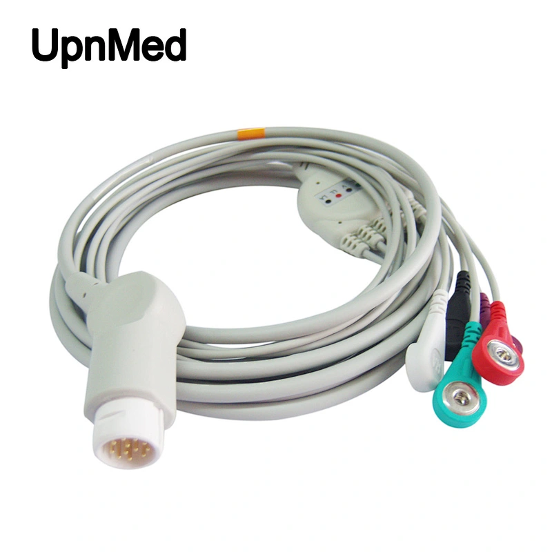 HP MP30 five Lead ECG Cable,12 pins